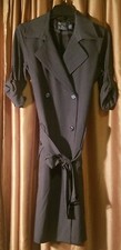 American Living Grey Button-Up Dress (Size 4)
