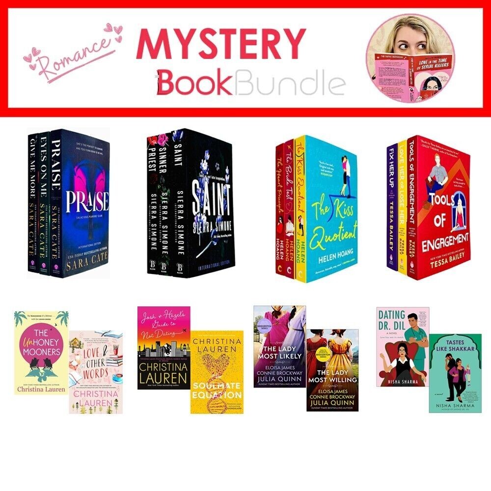 Romance Mystery Bundle 5 books Collection Set Adult Fiction NEW Pack - £19.99