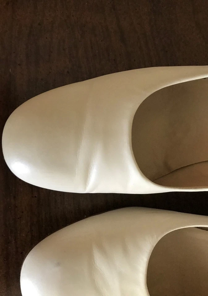 Zapatos formales clásicos Joan & David 100 % cuero (mujer) talla 10 M color hueso Foto 4 de 4