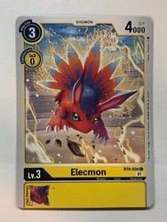 Elecmon BT8-034 New Awakening Common Digimon Card