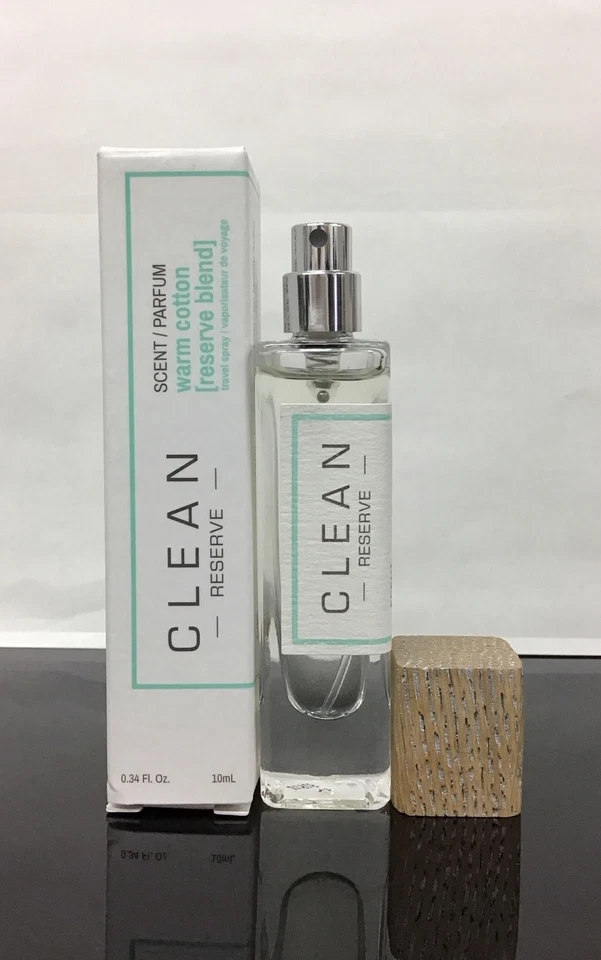 Clean Reserve теплая хлопковая парфюмированная вода спрей дорожный размер 0,34 жидк. унц., новая в коробке - Изображение 3 из 4