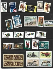 US Stamps, Sc#1446-74, 1972 US Year Set, 29 Stamps, In P.O. Folder, MNH