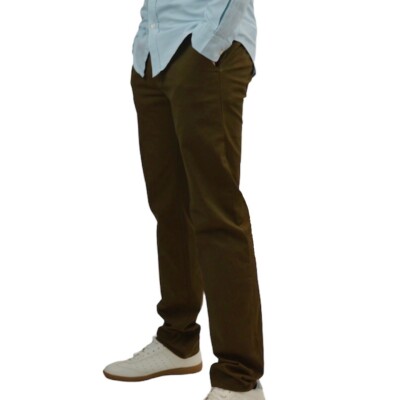 Herren Chinohose Slim Fit Hose Freizeitjeans Stretch Baumwolle Arbeitshose Gr. 30-40