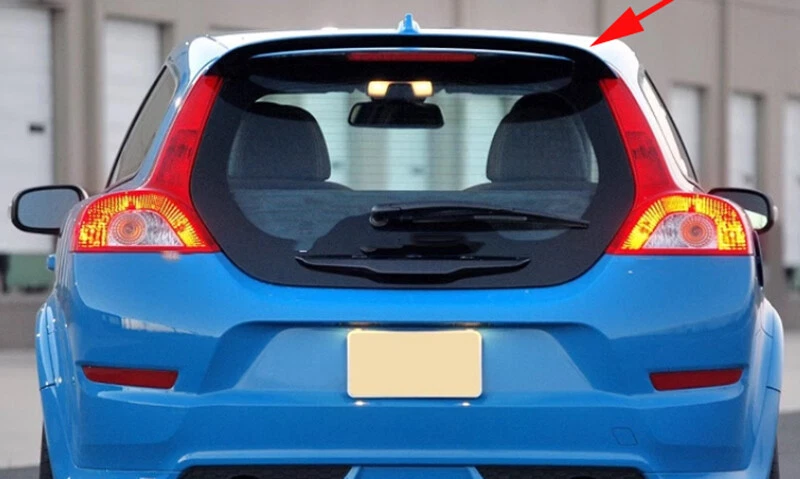 Alerón de techo trasero con imprimación ABS para Volvo C30 2008-2013 1 pieza Foto 3 de 3