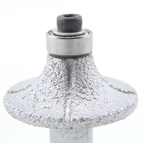 Radio de broca de router diamante 12,7 mm 1/2" arena 60 perfil soldado herramientas de piedra de rueda - Imagen 6 de 6