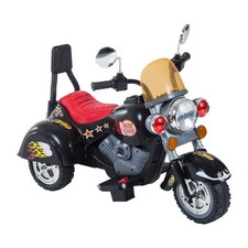 HOMCOM Moto Elettrica per Bambini Batteria 6V 3 Ruote Luci e Suoni 92x53x67cm