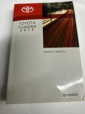 2013 Toyota Tundra Owners Manual OEM