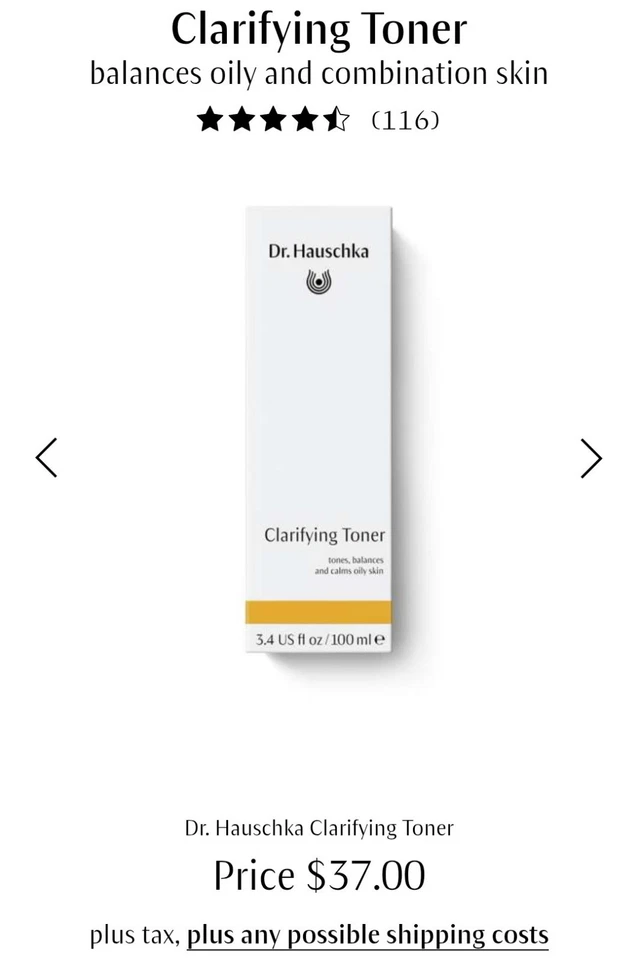 NOVO! Toner Clarificante Dr. Hauschka - Para Pele Oleosa e Manchada - 3,4 oz - EXP 8/26 - Imagem 2 de 2