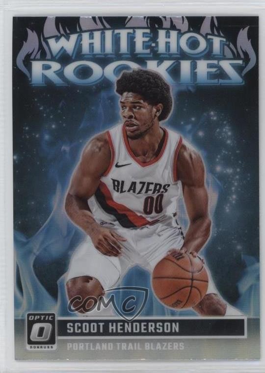 2023 Panini Donruss Optic White Hot Rookies Holo Prizm Scoot Henderson RC 12g7