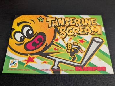 7-Eleven Slurpee Flavor Card 1996 Fanta TANGERINE SCREAM   Rare!