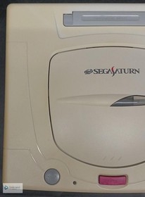 Sega Saturn HST-0014 Console (1994) With Controller, Cables - Yellowed