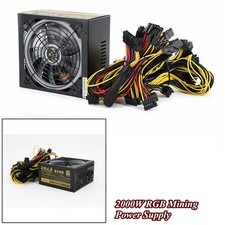 2000W RGB Mining Power Supply For Mining PSU Computer 8  ATX