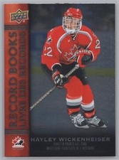 2023 Upper Deck Tim Hortons Legends #RB-15 Hayley Wickenheiser Record Books
