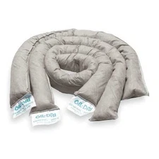 Oil-Dri L90790 Sorbent Sock, 12 Gal, 3 In X 48 In, Universal, Gray, 12 Pk