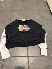 Champion Sweatshirt Women's Size XL Black Campus Crew Pullover