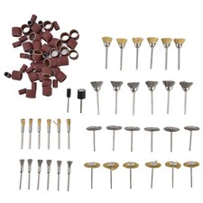98Pcs Wire Wheel Brush Sanding Drum Grinding Bit Polishing Tool Kit↑