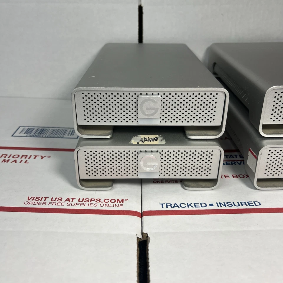 4X G-Technology G-DRIVE 2TB External Hard Drives (No Cords)- SAME DAY -WARRANTY - Image 3 of 4