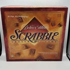 VINTAGE Scrabble Deluxe Edition COMPLETE Parker Brothers 2001 Rotating Board!