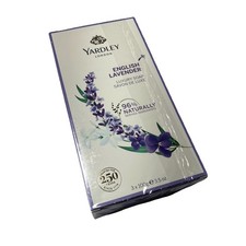 Yardley London English Lavender Bar Soap 3.5 oz Luxury Bath Body Bars 3 Pack