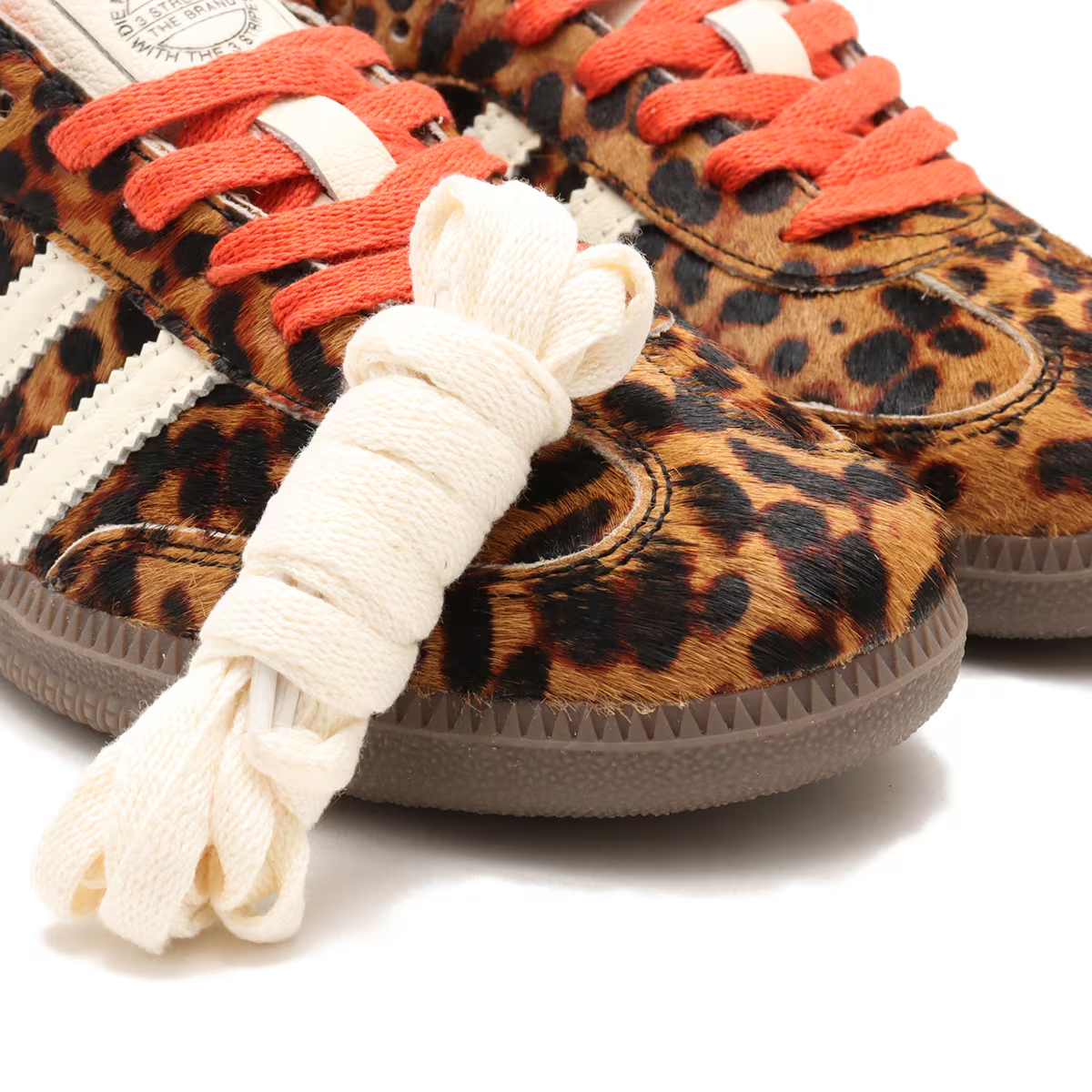 adidas Samba OG Trainers Faux Fur Leopard Retro Sneakers Rare