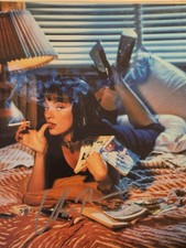 Uma Thurman signed  Pulp Fiction 8x10