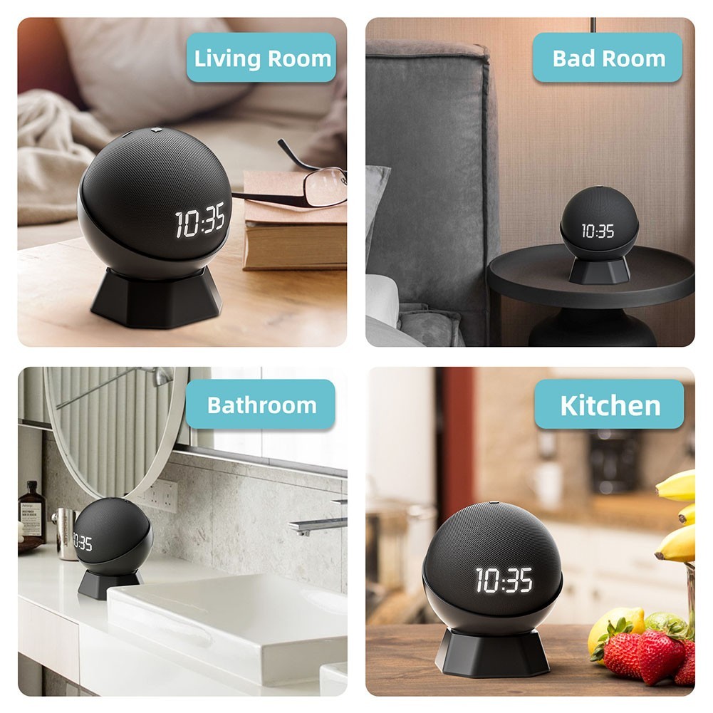 Silikonbasis für Echo Dot Maximieren Sie Ihren Platz auf dem Schreibtisch und h