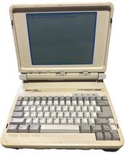 Vintage Zenith Data Systems zwl-0200-4B Original Case some manuals Power Adapter