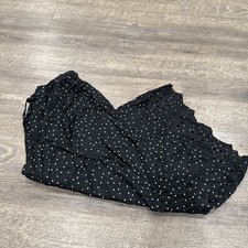 American Eagle Outfitters Black  White Polka Dot Wide Leg Pants Size S/P