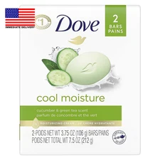 Go Fresh Beauty Bar Cucumber and Green Tea 2 4-Ounce Bars (1 Pack) ⭐️⭐️⭐️⭐️⭐️