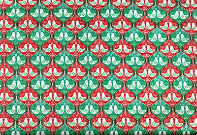 Fabri-Quilt Baumwollstoff Seasons Greetings Scandi Christmas Weihnachten 1m