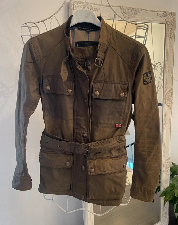 Belstaff Roadmaster Waxed Cotton Brown Jacket Limited Edition Size IT 40 Foto 2 de 4