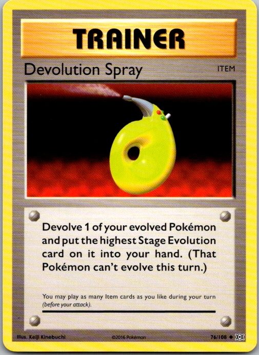 Devolution Spray XY - Evolutions 76/108 LP