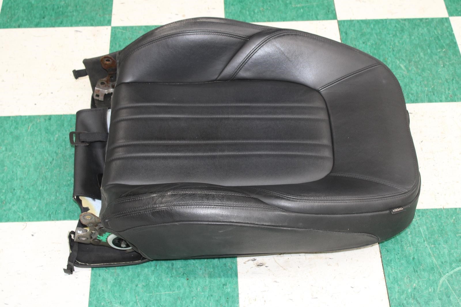 ⚠️WORN⚠️ 14-20 Ghibli Black Nero Driver LH LF Front Upper Backrest Seat Cushion