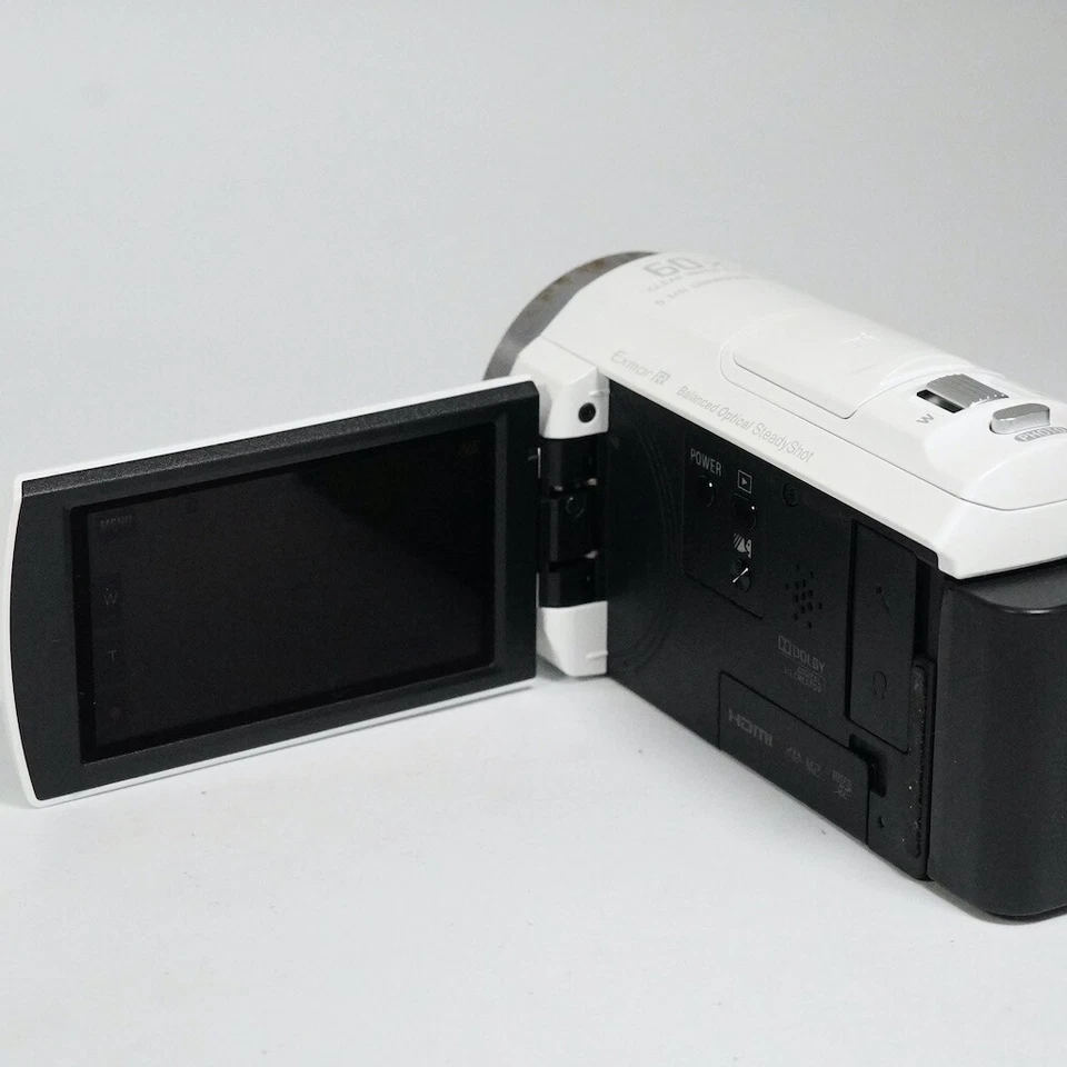 SONY HDR-CX535 Digital HD Video Camera Recorder HandyCam White 32GB Memory Used - Image 4 of 4