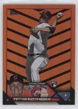 2023 Topps Update Orange & Black Foil Peyton Battenfield #US267 17yt