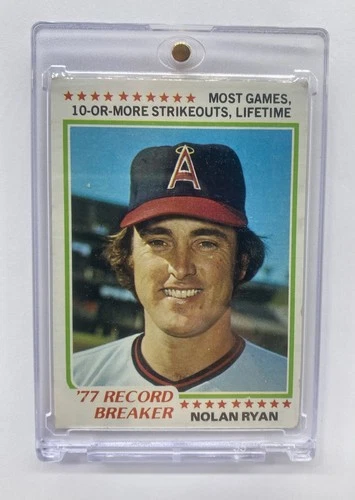 1978 Topps - Nolan Ryan #6 Record Breaker - HOF VINTAGE Baseball Card