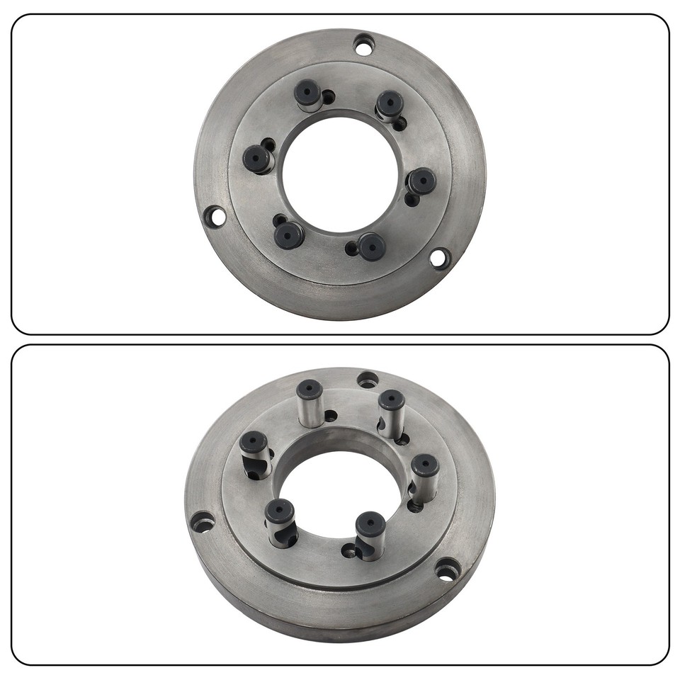 D1-6 10 Inch Machined Lathe Chuck Back Plate Adapter for Plain Back | eBay