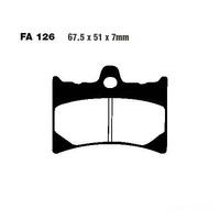 Bremsbelag BremsbeläGe EBC FA126 Vorne FüR Aprilia AF1 125 Sintesi Bj. 1988