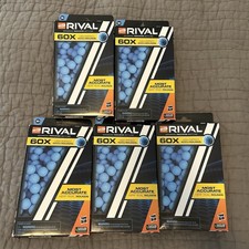 Nerf Rival 60X Accu-Rounds Blue High-Impact Refill Pack NEW Lot of 5