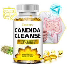 Candida Cleanse Supplement Intestinal Colon Support Balance Digestion Men Women