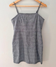 Forever 21 Black and White Plaid Mini Dress Women’s Medium