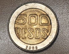 2009 Colombia 500 Pesos Bimetallic