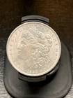 1890 P Morgan Silver Dollar AU/BU Nice Original coin #1328
