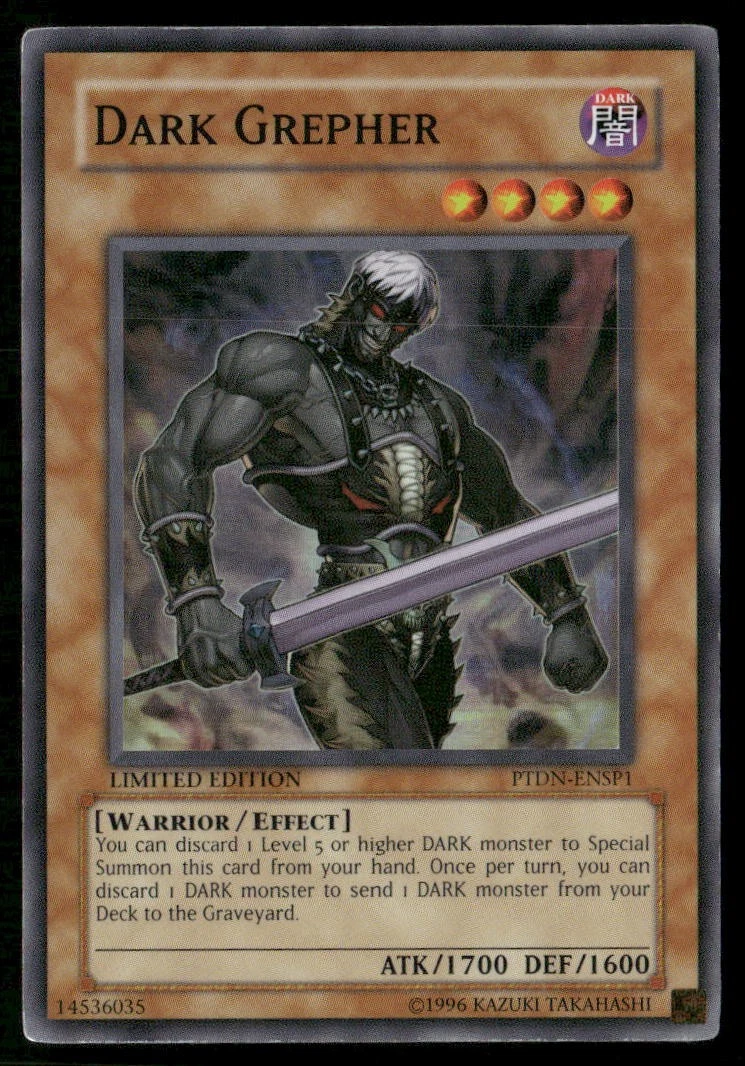 Dark Grepher Yu-Gi-Oh! TCG Individual Trading Card Games for sale
