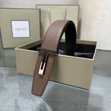 Authentic Tom Ford Belt Reversible Leather Brown/balck