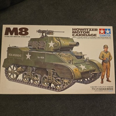 M8 Howitzer Motor Carriage Tamiya 35110 Model Kit Scale 1/35 Vintage OVP