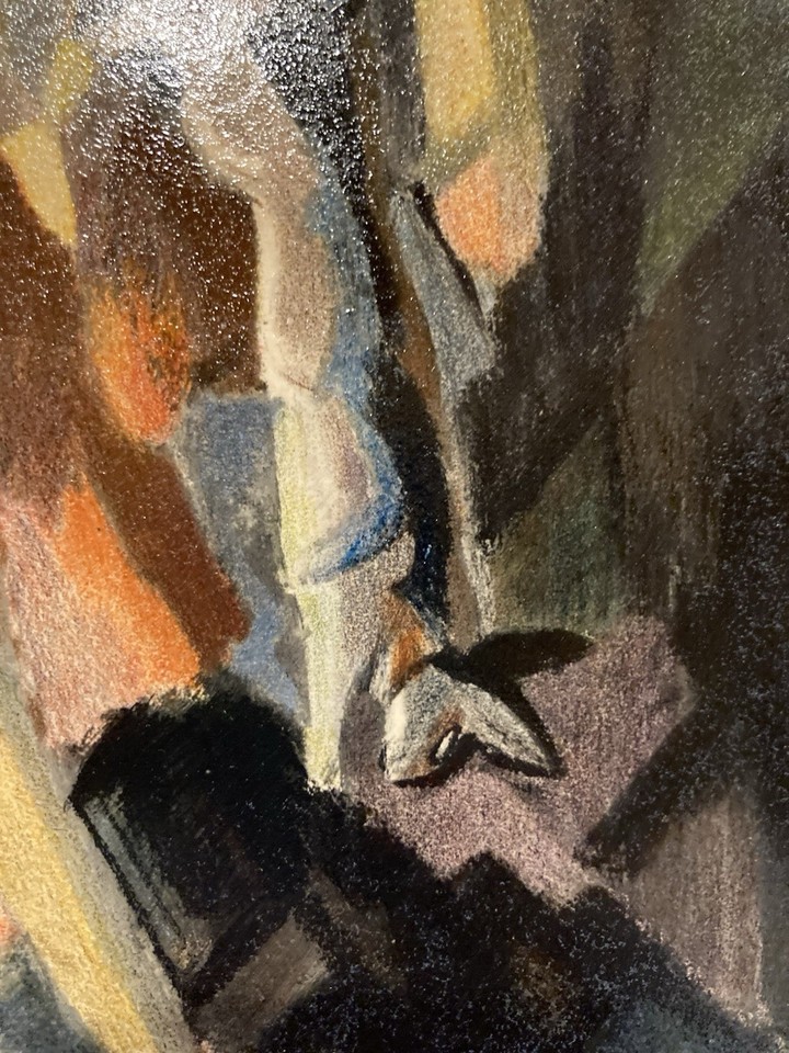 Heliogravure Rabbit Hare Oil Paper Cubist Cubism Pierre Robert Lucas ...