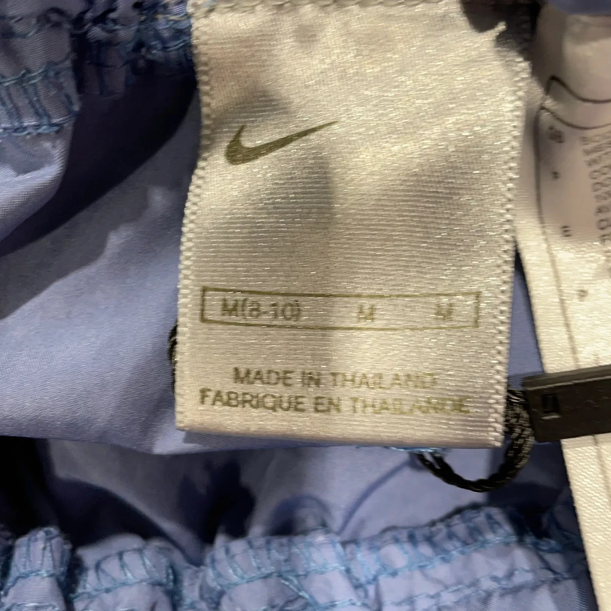 Nike, Trainingsset, Größe: M, Polyamid/Polyester, Blau/Weiß #1cI