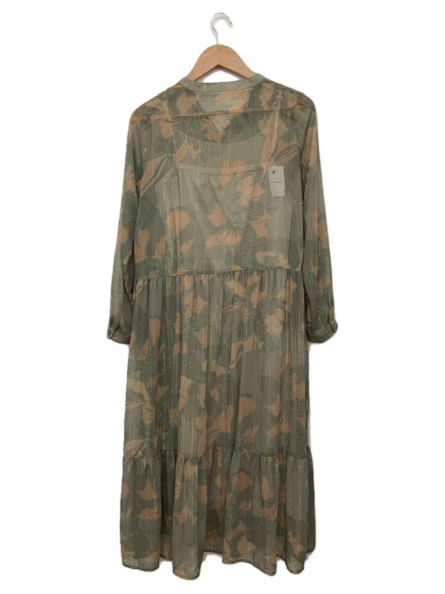 AMERI Long Sleeve Dress S Polyester Green 0211055… - image 2