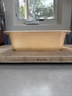 Pyrex Ovenware Loaf Pan 913 Tan/Beige 8.5 X 4.5 X 2.5 Vintage